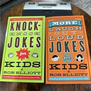 Knock Knock Kids Joke Books - Green and Orange